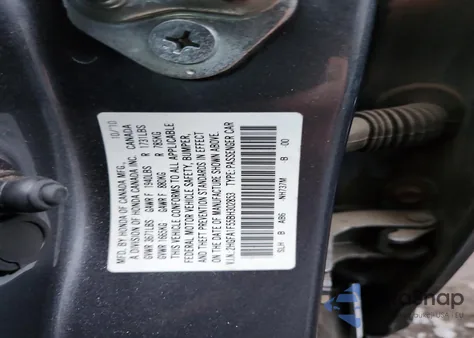 2011 Honda Civic Lx from USA, damaged, VIN 2HGFA1F55BH302853